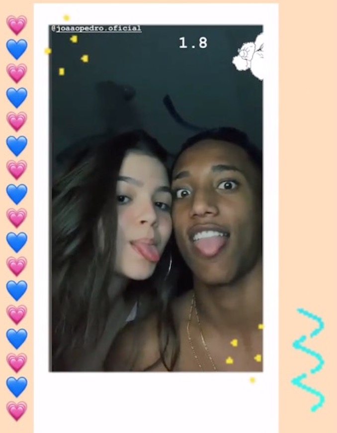 Mel Maia se declara para jogador do Fluminense em aniversário de 18 anos