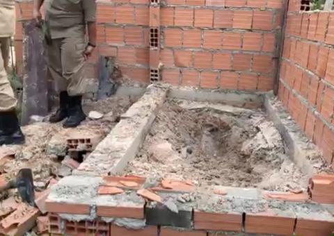 Corpo é encontrado concretado em obra residencial de Manaus 