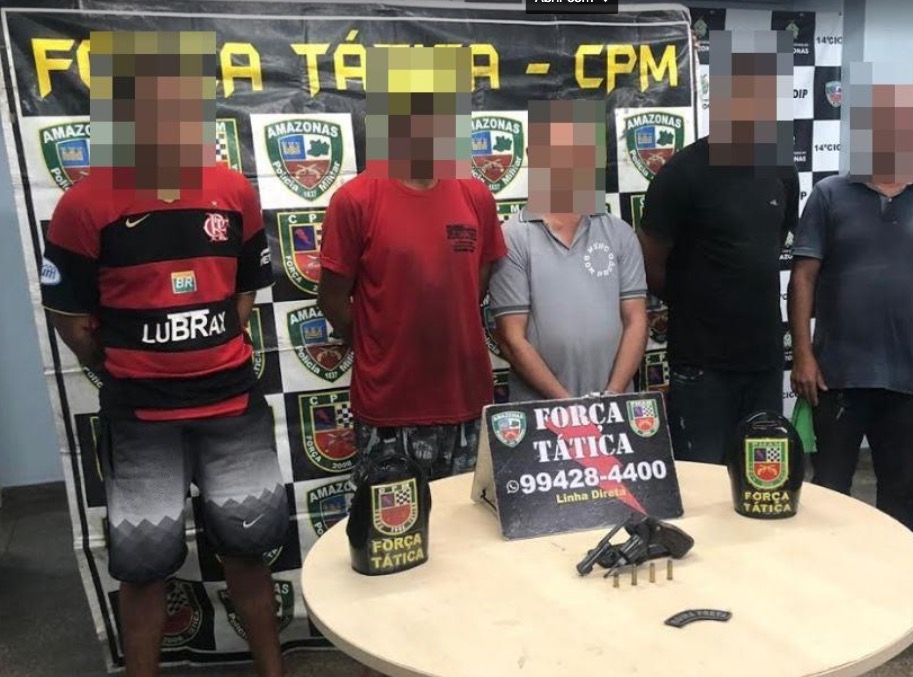 Em 24h, 18 pessoas são presas e quatro veículos são recuperados em Manaus