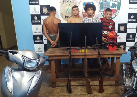 Suspeitos de assassinar homem durante assalto são detidos no Amazonas 