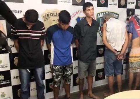 Polícia prende grupo suspeito de praticar arrastões em bairros de Manaus 