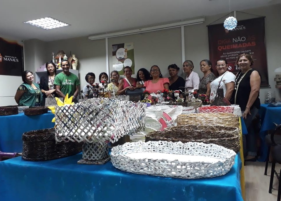 Semmas encerra mais uma oficina de reaproveitamento de resíduos sólidos em Manaus