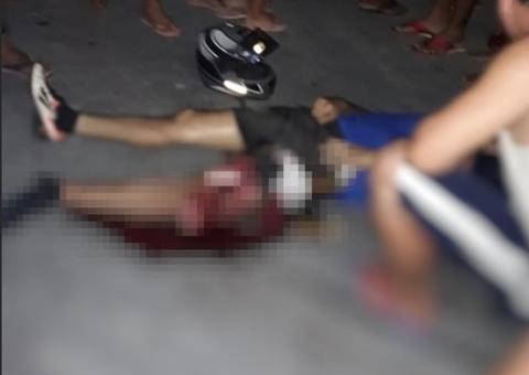 Homem tem perna decepada ao ser atingido por caminhão em Manaus