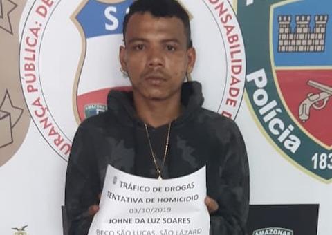 Suspeito de homicídio é preso com dinheiro e drogas em Manaus
