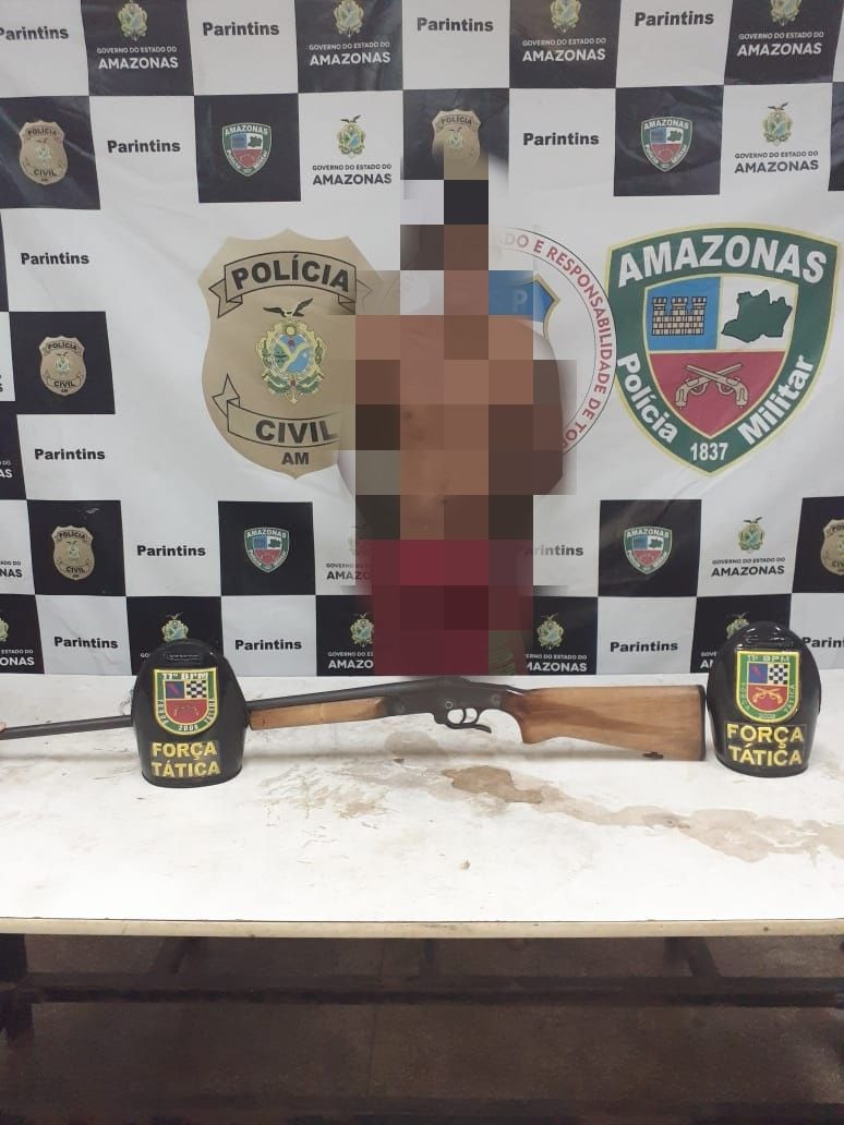 Homem é preso ao ser flagrado tentando matar familia no Amazonas