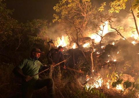 Incêndio em parque estadual segue pelo 3º dia no Pará