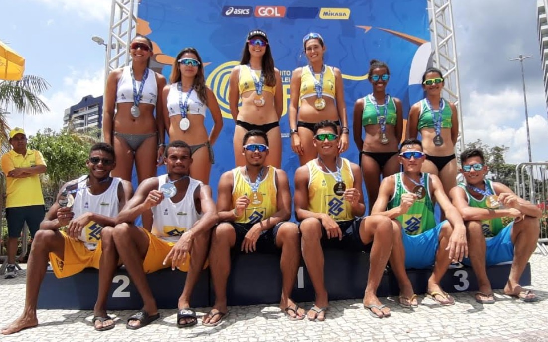 Praia da Ponta Negra foi palco do Circuito Brasileiro de Vôlei de Praia Sub-21