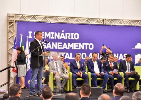 Josué Neto agradece compromisso da Funasa de melhorar taxas de saneamento do AM