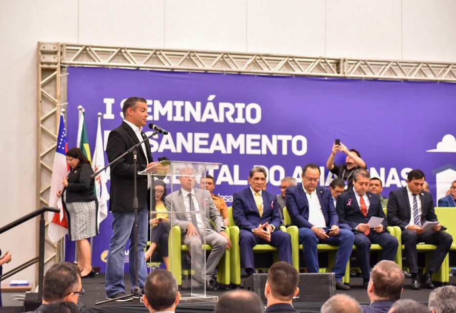 Josué Neto agradece compromisso da Funasa de melhorar taxas de saneamento do AM