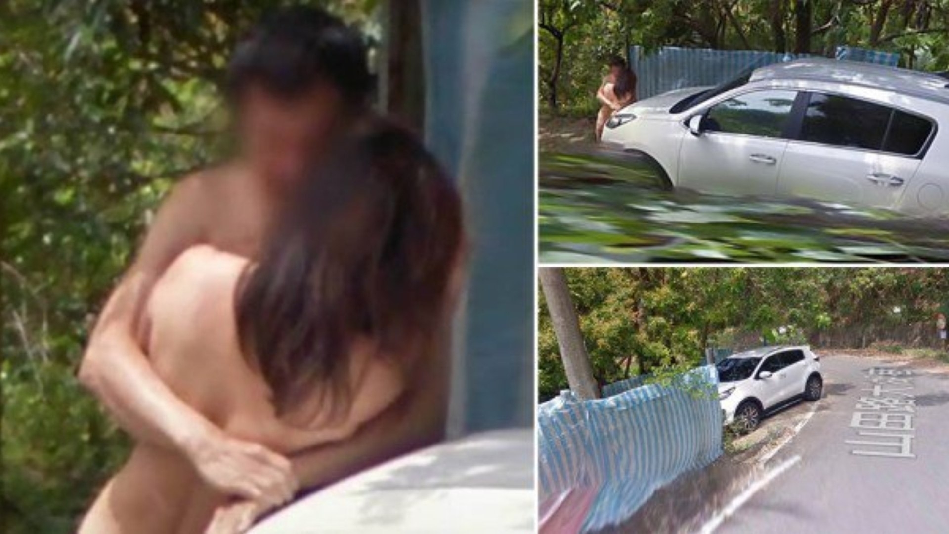 Google Maps flagra casal em momento íntimo no meio da estrada; veja fotos