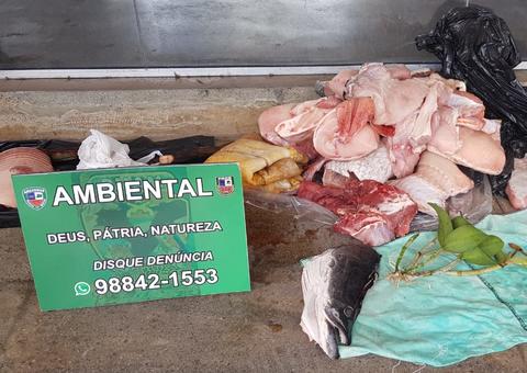 Batalhão Ambiental apreendeu mais de 400kg de carne de caça este ano no Amazonas