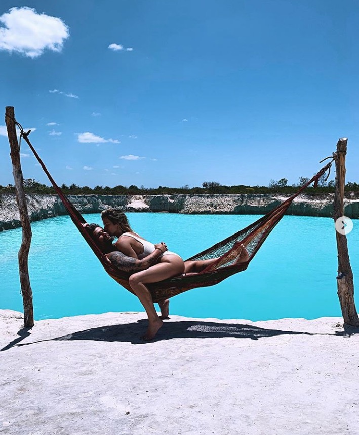 Bruno Gagliasso e Giovanna Ewbank mostram momento íntimo em lugar paradisíaco