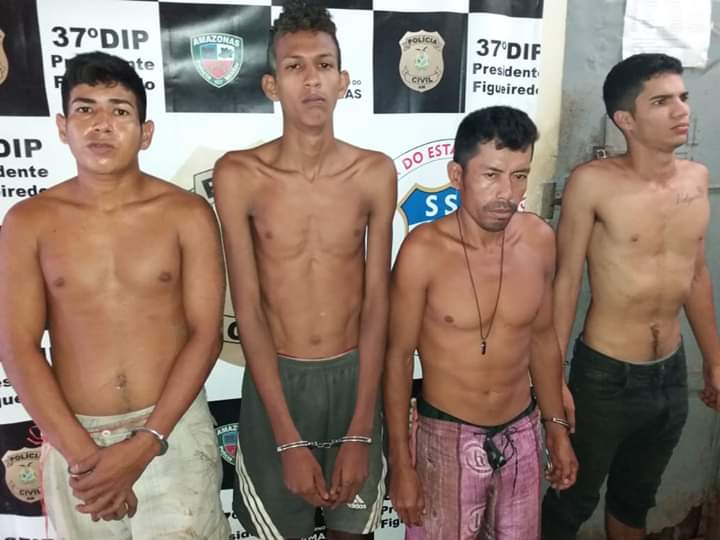 Grupo suspeito de matar homem a pauladas na frente do filho é preso no Amazonas