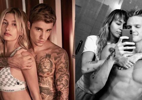 Justin Bieber marca encontro duplo com Cody Simpson e Miley Cyrus:  ‘seu corpo é maravilhoso’