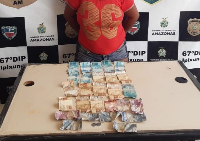 Mulher furta quase R$ 2 mil de idoso e esconde cédulas dentro das partes íntimas no Amazonas