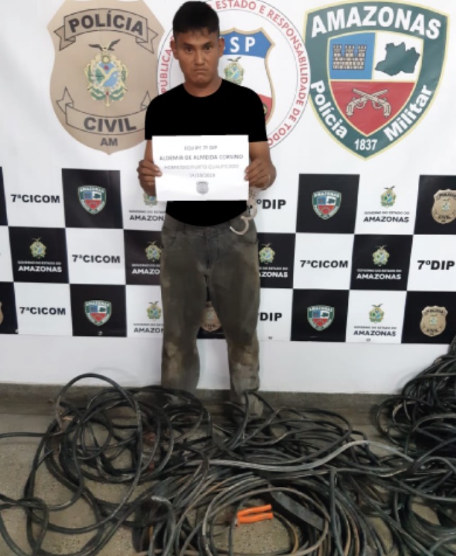 Suspeito de furtar cabos elétricos avaliados em R$ 50 mil de empresa do Distrito é preso