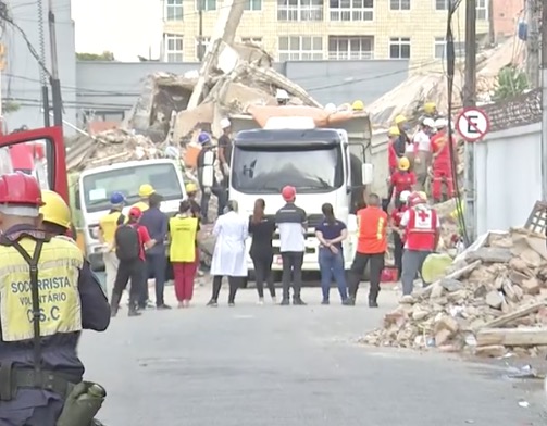 Chega a 4 o número de mortes no desabamento do Edifício Andrea em Fortaleza