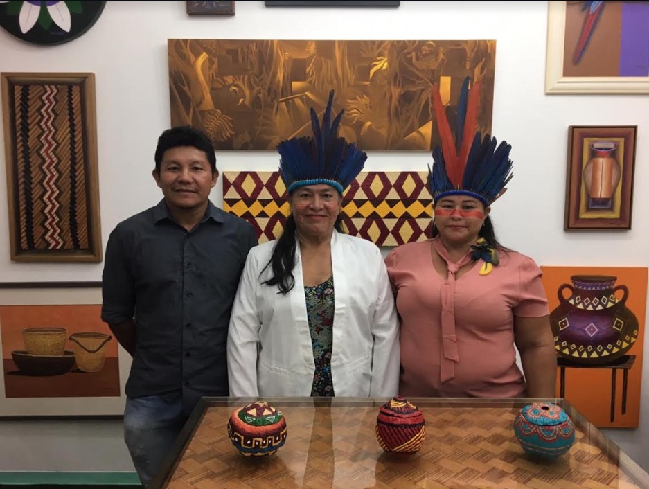 Nipetirã reúne obras de quatro artistas indígenas na Galeria do Largo