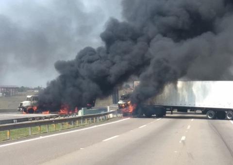 Mulher e bebê são mantidos reféns após assalto em Viracopos, 2 são mortos