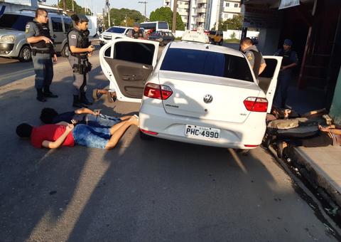 Polícia prende grupo suspeito de realizar arrastões na zona Oeste de Manaus 