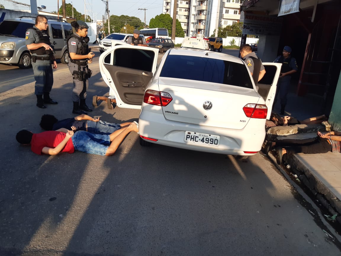 Polícia prende grupo suspeito de realizar arrastões na zona Oeste de Manaus 