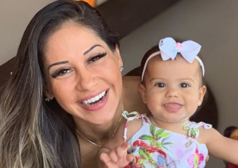 Mayra Cardi faz festa de um ano da filha com cardápio fitness