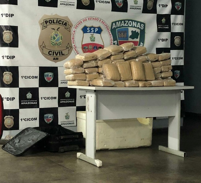 Mais de 50 kg de drogas são apreendidos em casa abandonada em Manaus