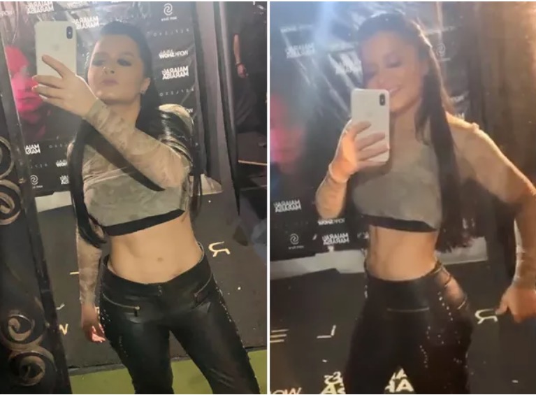Maraisa ostenta barriga sarada e cintura fina impressiona 