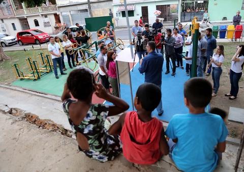 Nova academia ao ar livre é inaugurada na zona Leste de Manaus