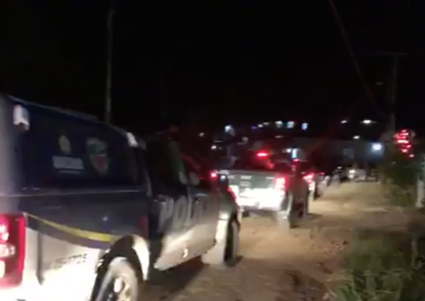 Após mortes violentas, mais de 200 policiais realizam ação na invasão Monte Horebe