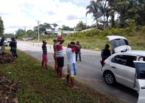 Grupo rouba posto de combustível para gastar em balneário mas é preso pela PM