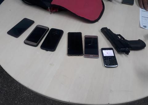 Trio é preso após tocar o terror em arrastões por bairro de Manaus