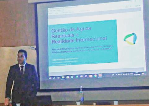 Presidente da Agemam palestra em Portugal sobre Gestão de Águas 