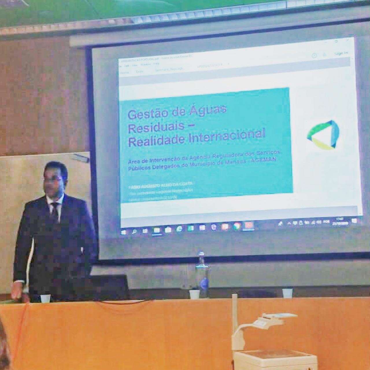 Presidente da Agemam palestra em Portugal sobre Gestão de Águas 