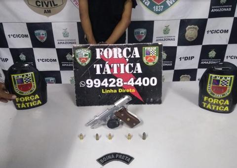 Preparado para matar: Homem é preso antes de executar desafetos em Manaus