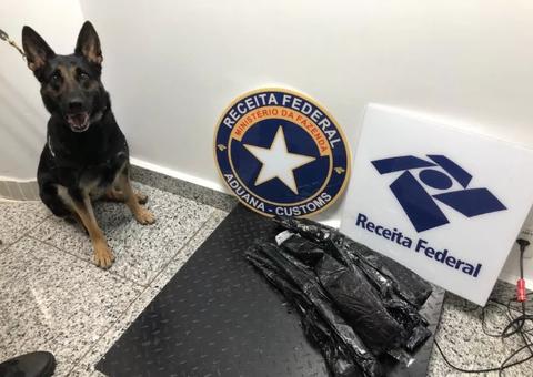 Brasileiro é preso ao tentar embarcar com 3,6 kg de cocaína para Portugal 