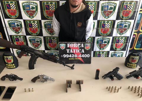Suspeito de guardar armamentos para criminosos no Monte Horebe é preso em Manaus
