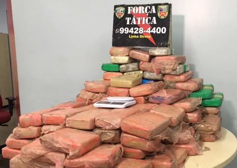 Polícia encontra depósito com mais de 100 kg de drogas em Manaus