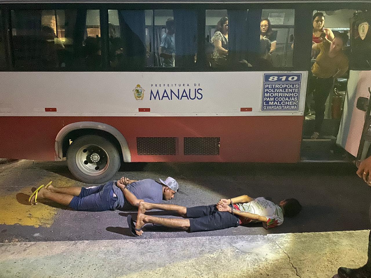 Batalhão de trânsito frustra planos de suspeitos de assalto em ônibus de Manaus