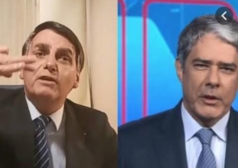 Bolsonaro diz que William Bonner sonega imposto e revela salário do apresentador