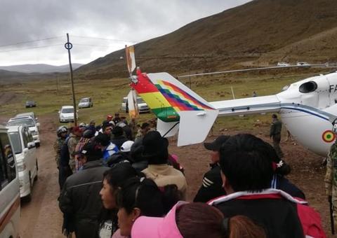Helicóptero que levava Evo Morales apresenta pane mecânica logo após decolagem