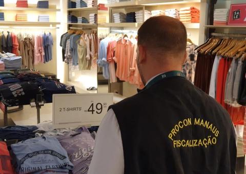 Procon inspeciona shoppings em Manaus após denúncia de consumidores