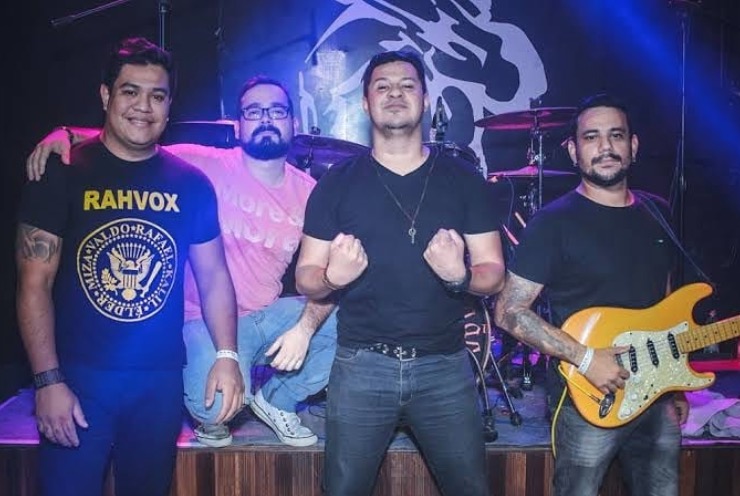Banda Rahvox relembra sucessos do rock nacional em show nesta quinta