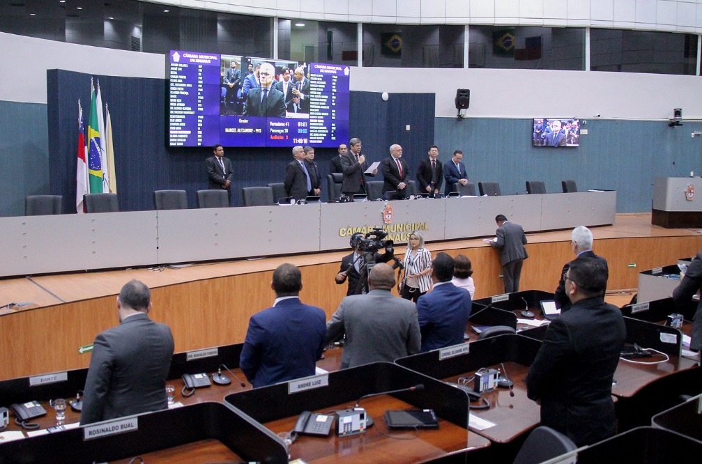 Após 14 anos, plenário da Câmara Municipal de Manaus será reformado