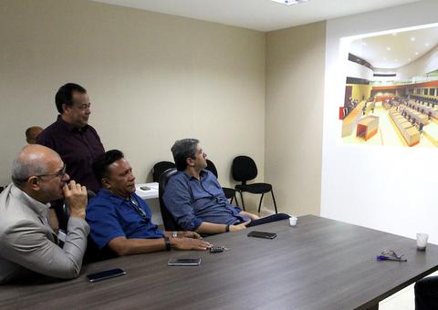 Painel eletrônico da câmara municipal ganha novos cenários