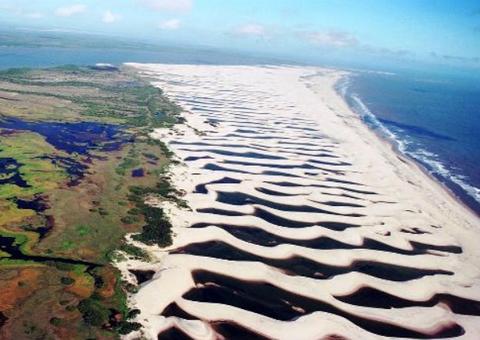 Manchas de óleo aparecem no Delta do Parnaíba, litoral do Piauí