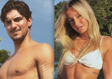Gabriel Medina e Bruna Griphao curtem fim de semana romântico  