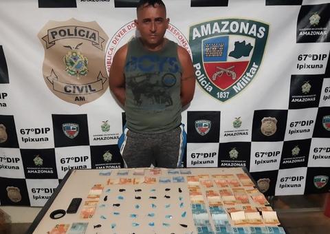 Tráfico: Homem é preso com drogas em barco no Amazonas