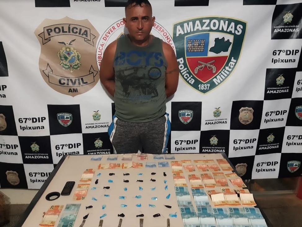 Tráfico: Homem é preso com drogas em barco no Amazonas
