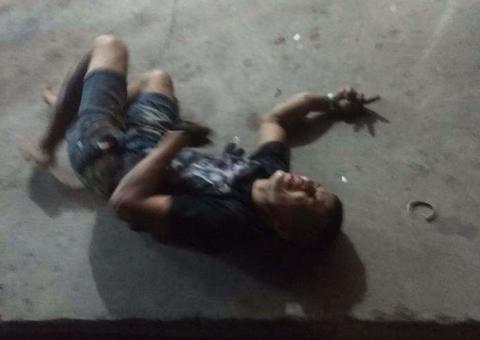 Em Manaus, suspeito de roubar fios elétricos tem braço quebrado por populares 